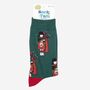 Men's Scottish Piper Bamboo Socks In Red Green, thumbnail 4 of 4