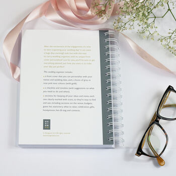 Personalised Flower Wedding Planner Handbook, 9 of 9