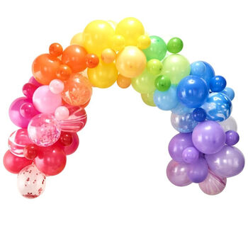 Rainbow Balloon Arch, 2 of 4