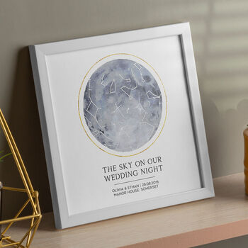 Personalised Star Map, Wedding Gift, 3 of 6