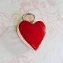 Red Heart Keyring, thumbnail 4 of 5