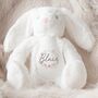 Personalised Soft Rabbit Teddy For New Baby, thumbnail 1 of 4