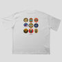 Wolves Football Beer Mats Oversized T Shirt, thumbnail 2 of 10