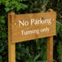 Extra Large Outdoor Wooden Sign With Posts, thumbnail 1 of 12