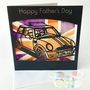 Fathers Day Card Laser Cut Vintage Mini, thumbnail 1 of 7