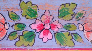 Blue Floral Indian Brick Mould, 4 of 12