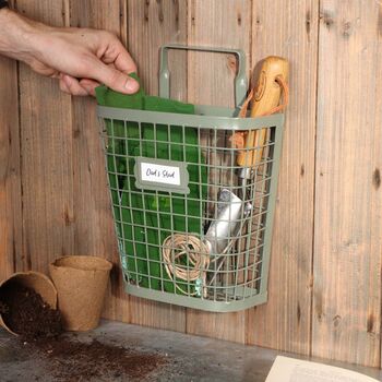 Potting Shed Garden Tools Wall Storage Rack, 3 of 11