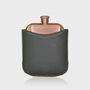 Copper Hip Flask With Premium Leather Sleeve, thumbnail 6 of 7