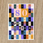 Personalised 80th Birthday Card Age And Name 1945, thumbnail 6 of 10
