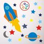 Space Rockets Wall Stickers, thumbnail 2 of 4