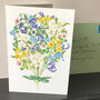 'Thinking Of You' Language Of Flowers Posy Card, thumbnail 1 of 6