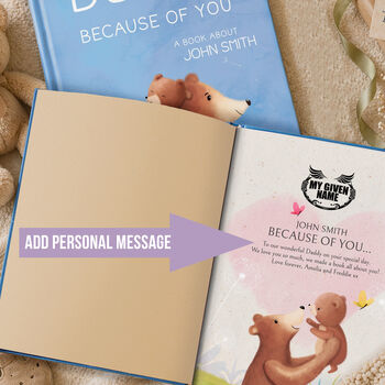 Personalised Daddy Book 'Because Of You', 3 of 12