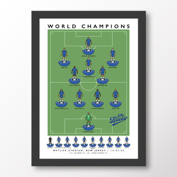 Chelsea World Champions 2025 Poster, 6 of 6