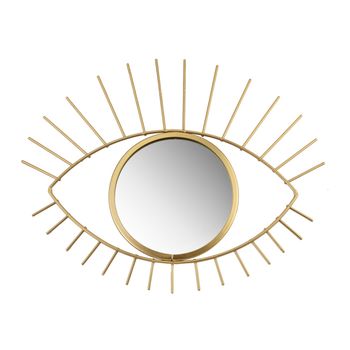 Gold Tribal Eye Mirror, 2 of 3