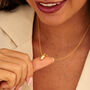 18ct Gold Running Trainer Charm Necklace, thumbnail 6 of 7