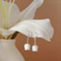 Lily Of The Valley Sterling Silver Dangle Earrings, thumbnail 7 of 11