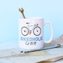Personalised Bikeoholic Ceramic Mug, thumbnail 3 of 5