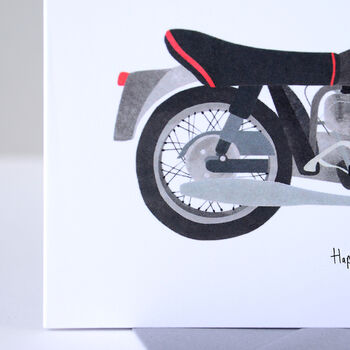 Motorbike Card For Him, 3 of 7