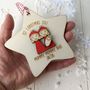 Personalised Two Mummies First Christmas Decoration, thumbnail 4 of 5