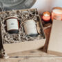 'Winter Calm' Candle And Bath Salts Gift Set, thumbnail 1 of 5