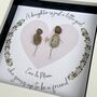 Personalised Mum And Daughter Pebble Picture, thumbnail 2 of 3