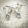 Wild Stag Cufflinks Antiqued Pewter, thumbnail 2 of 2