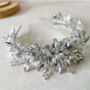 Silver Leaf Bridal Crown, thumbnail 6 of 6