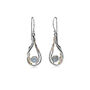 Cabochon Moonstone Dangle Earrings, thumbnail 2 of 4
