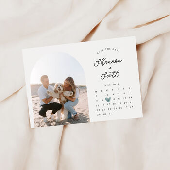 Personalised Save The Date Photo Postcard, 3 of 4