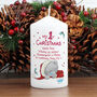 Personalised My 1st Christmas Pillar Candle, thumbnail 1 of 2