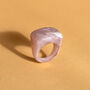 Lilac Square Resin Ring, thumbnail 1 of 6