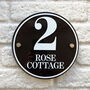 Personalised House Sign Road, Number And Design, thumbnail 3 of 10
