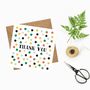 Polka Dot Thank You Card, thumbnail 1 of 1