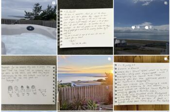 Flowers Design Holiday Home Airbnb Guest Book, 7 of 10