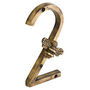 House Numbers With Bee In Antique Brass Finish, thumbnail 4 of 11
