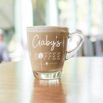 Personalised Happy Birthday Glass Mug Coffee Lover Gift Box Hamper, 2 of 8