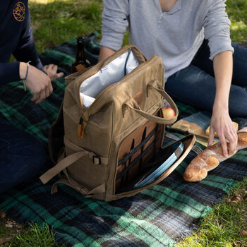 Waxed Canvas Backpack Cooler, 2 of 7