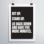 Get Up Stand Up Print, thumbnail 1 of 4