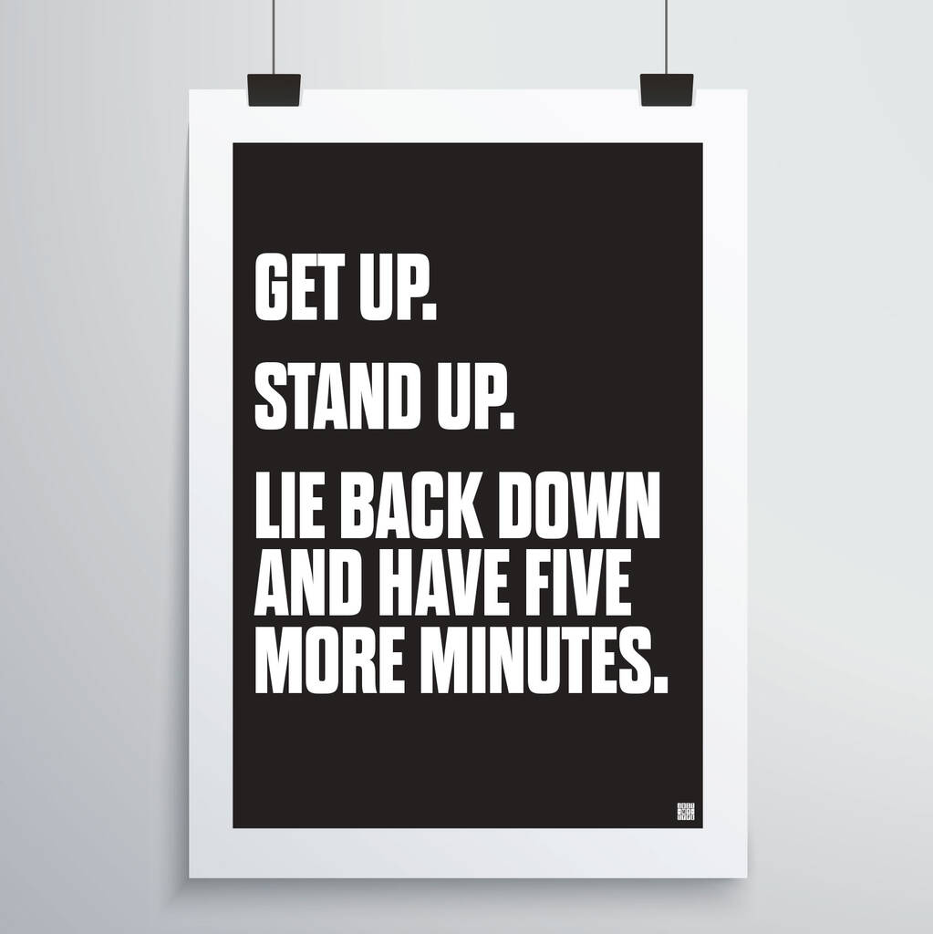 Get Up Stand Up Print, 1 of 4