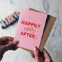 Wedding Congratulations Card 'Happily Ever After', thumbnail 1 of 4