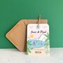 Ibiza Illustration Save The Date Luggage Tag, thumbnail 6 of 8