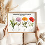 Birth Flower Mum Print, thumbnail 6 of 7
