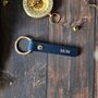 Handmade Leather Personalised Keyring Gift, thumbnail 4 of 8