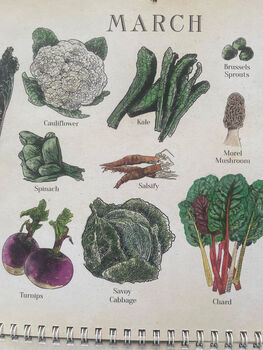 2026 Calendar UK Seasonal Fruit And Vegetable Calendar, 9 of 12
