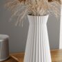 'Haven' Vase In Natural Wood For Dried Flowers, thumbnail 8 of 11