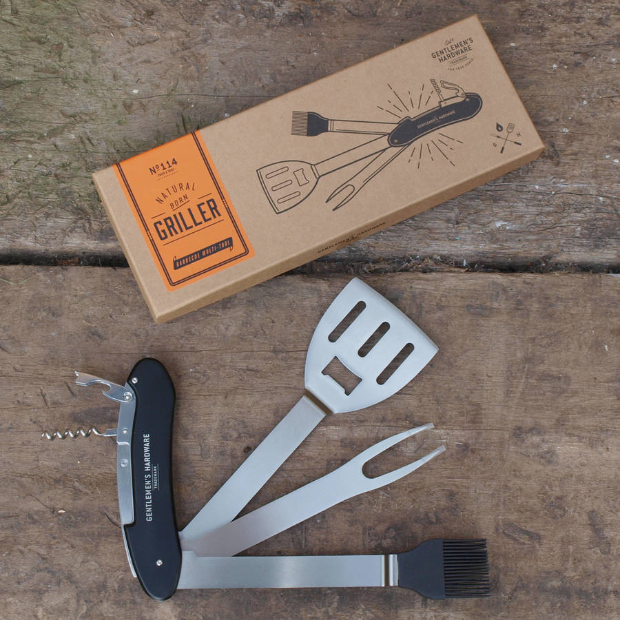 engraved bbq multi tool set by idyll home