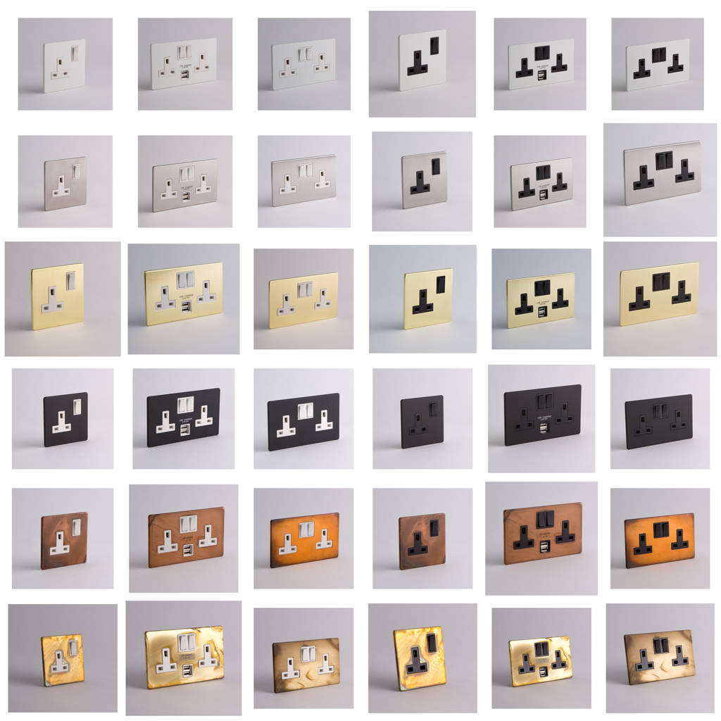 design your own plug sockets by dowsing & reynolds