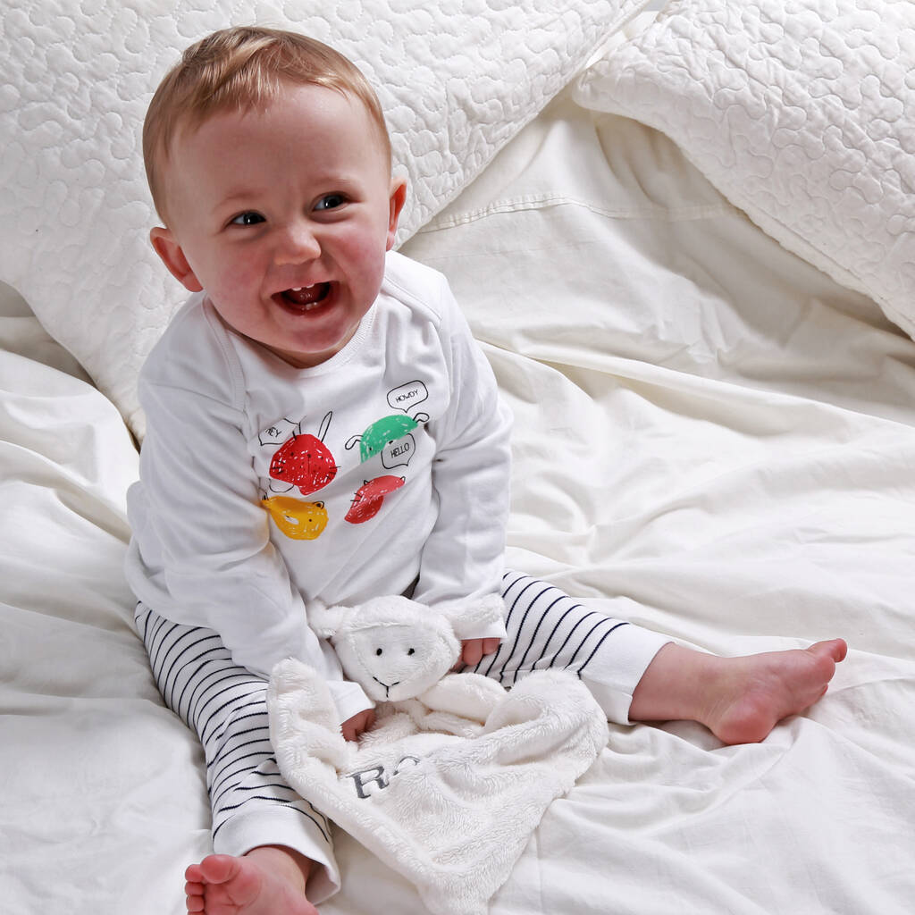 Personalised Super Soft Lamb Comforter By Duncan Stewart