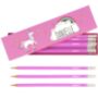 Personalised Unicorn Pencils In A Giftbox, thumbnail 2 of 3