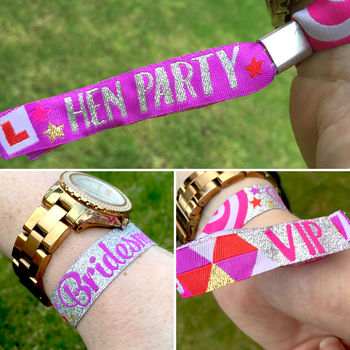 Bridesmaid Hen Party Wristbands, 4 of 5